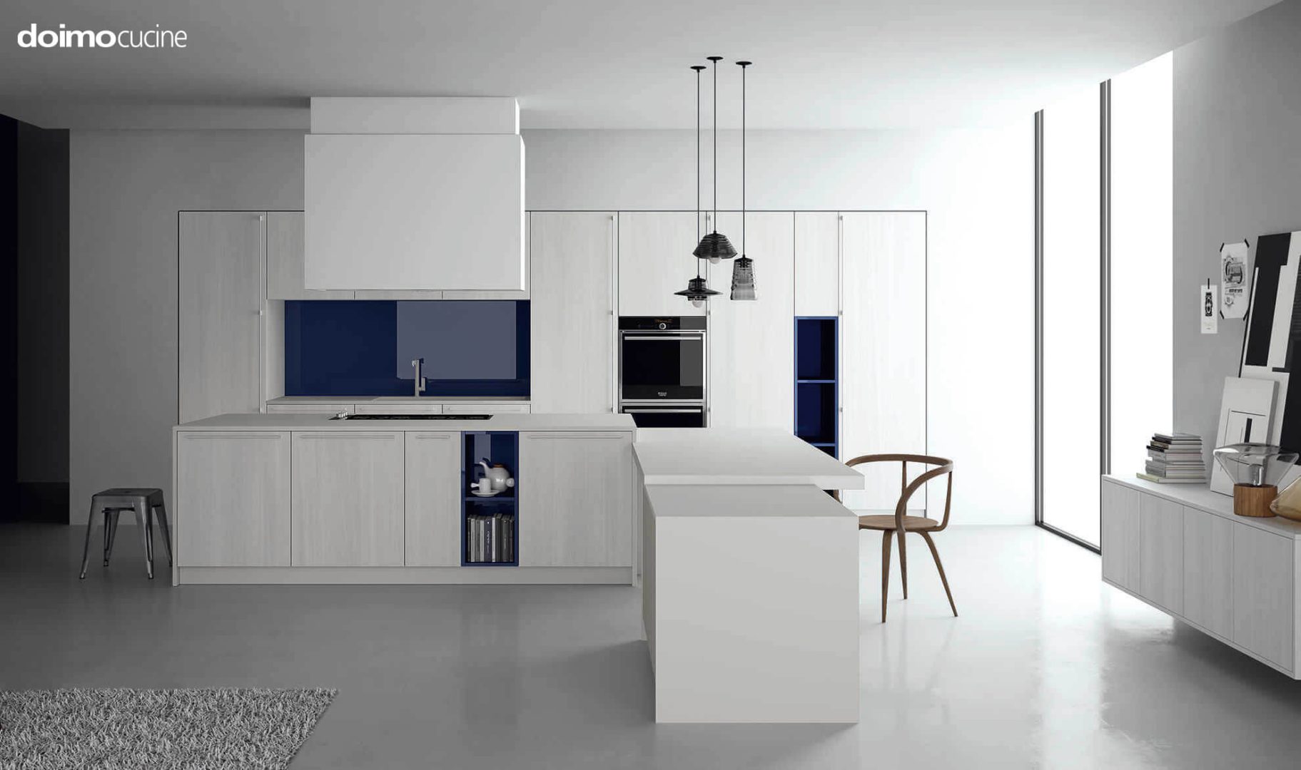 מטבח בהיר doimo cucine מדגם EASY