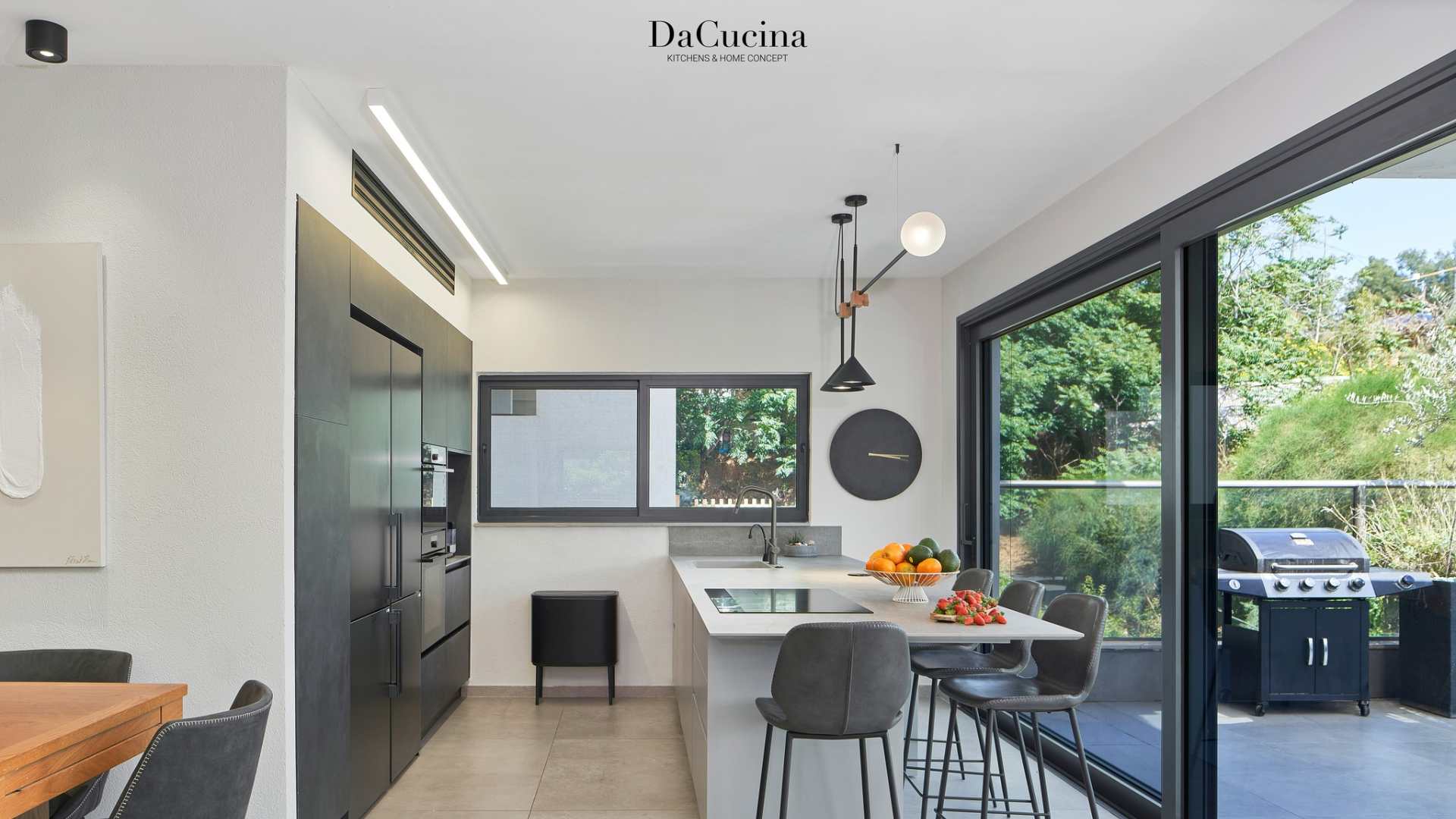 מטבח עם תחושת חוץ